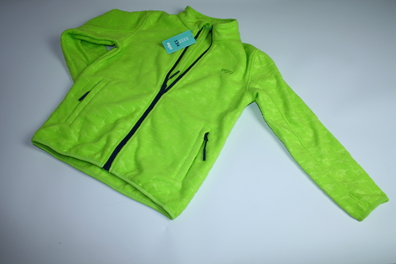 dziecięcy chłopięcy polar bluza BART 280 KDB lime green