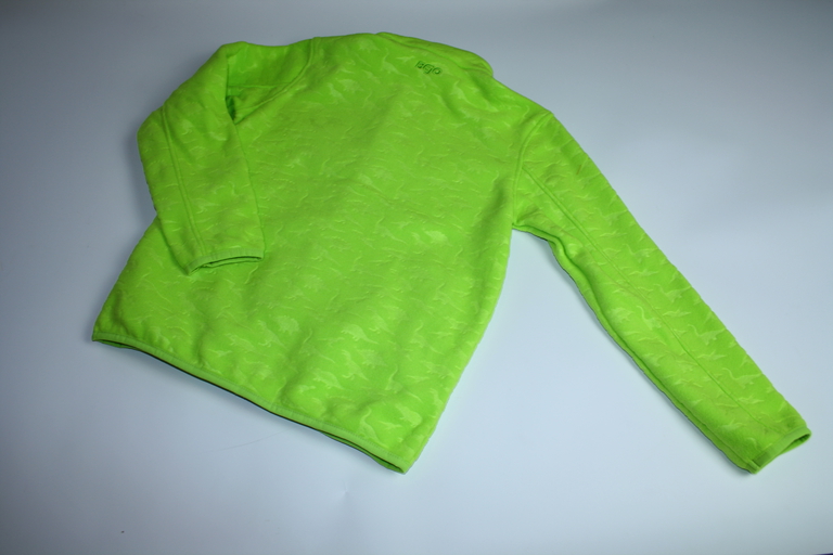 dziecięcy chłopięcy polar bluza BART 280 KDB lime green (3)