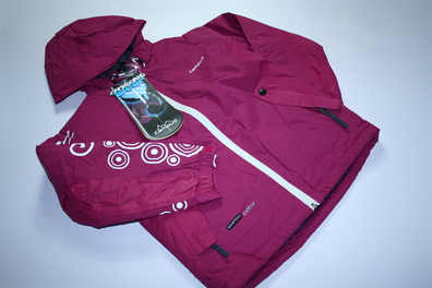 dziewczęca kurtka zimowa snowboardowa Campus WIRGINIA różany
