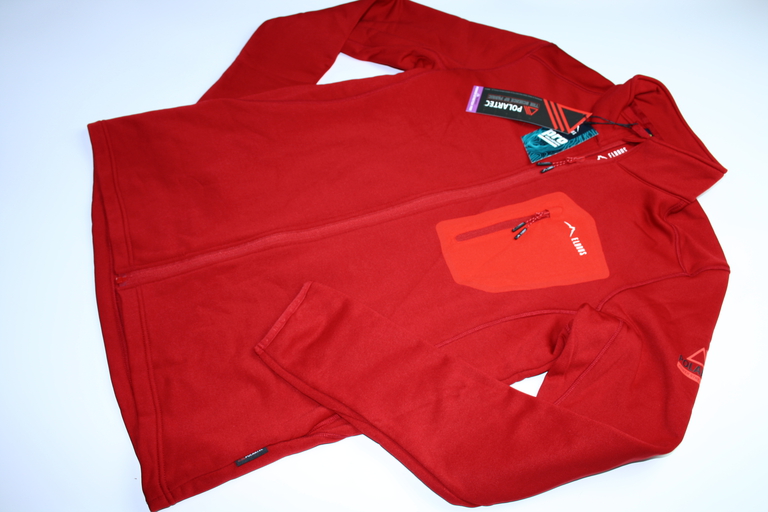 Męska bluza ELBRUS EMINO Polartec® Power Stretch® Pro chili pepper (3)