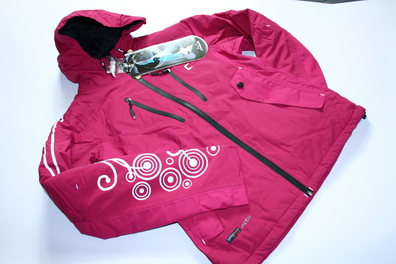 kurtka damska snowboardowa różany Campus WIRGINIA