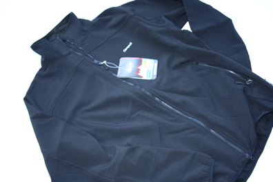 Bluza męska Campus TUKSON softshell czarny/czarny