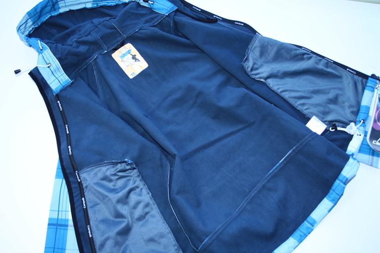 Kurtka softshell damska zimowa Campus SUBI niebieski/kratka (3)