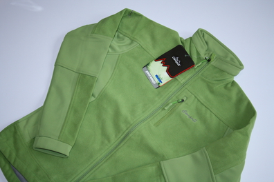 damska lekka bluza polar softshell windstop Campus SORIA zielony