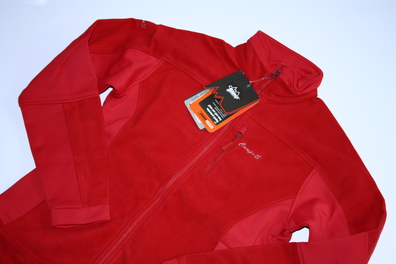 damska lekka bluza polar softshell windstop Campus SORIA czerwony