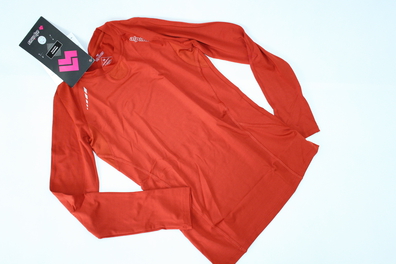 damska koszulka long sleeve ALPINUS KENORA ceglany