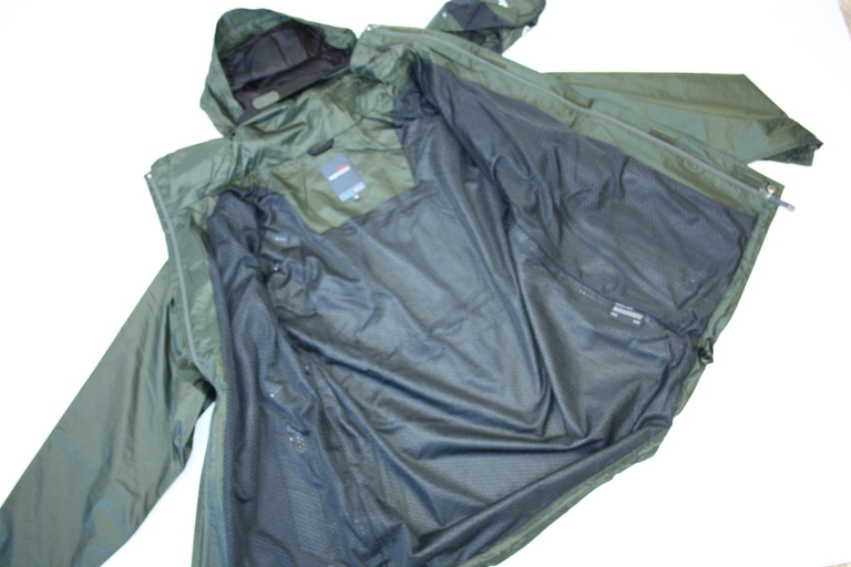 męska lekka kurtka przeciwdeszczowa Wynnster STOWAWAY forest green (2)