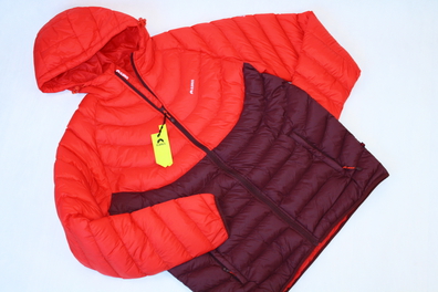ELBRUS Kurtka puchowa męska Forsol port royale/flame scarlet