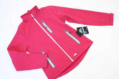 damska kurtka TRESPASS WOMENS SOFTSHELL JACKET HALLIE róż/cassis