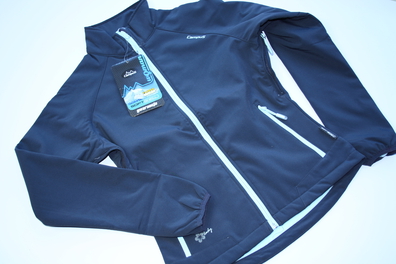 damska kurtka softshell CAMPUS NOEMI grafit/lodowy