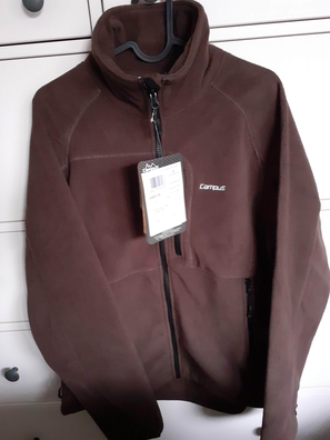 Bluza polar męski Campus KRESTON czekoladowy