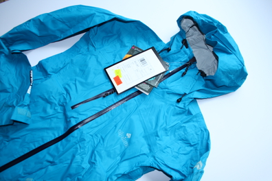 damska kurtka przeciwdeszczowa Alpinus IGLE LADY turkus