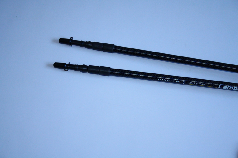 kije trekkingowe Campus  BLACK&WHITE antishock czarne (3)