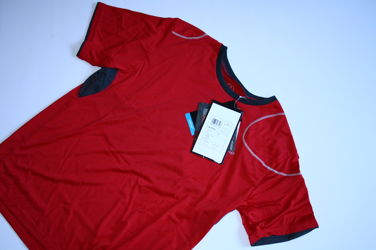 Męski T-Shirt koszulka termoaktywna Polartec Power Dry ALPINUS MURTINO czerwony