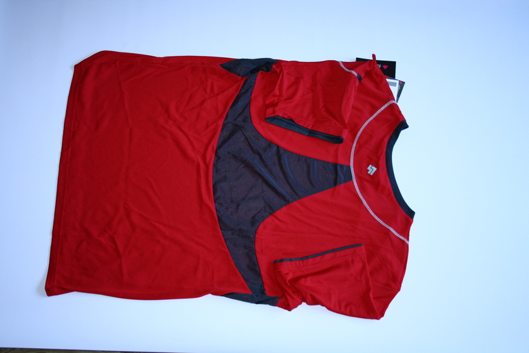 Męski T-Shirt koszulka termoaktywna Polartec Power Dry ALPINUS MURTINO czerwony (3)