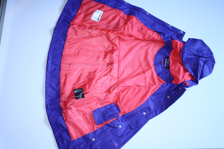 Płaszcz przeciwdeszczowy gumowy dziewczęcy Skogstad HVITVEIS rain coat electric purple (4)