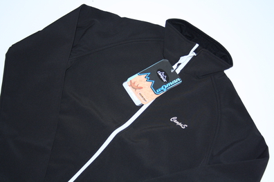 kurtka softshell Campus Arletta czarny/szary suwak