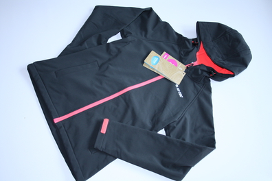 damska kurtka softshell Hi-Tec LADY NARBINA grafit/neon róż
