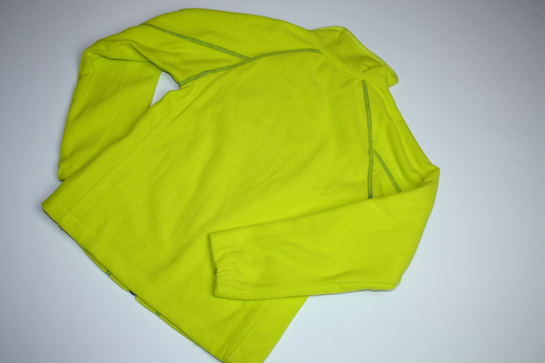 bluza polarowa dziecięca Columbia FAST TREK II FULL ZIP żółty/niebieski (2)