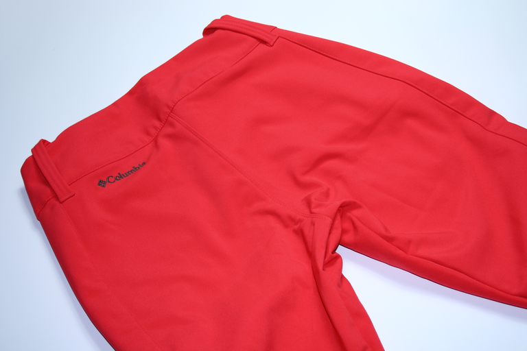 Damskie spodnie Columbia Roffe Ridge Pant czerwony (3)
