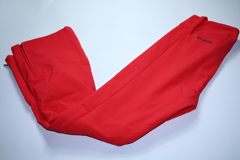 Damskie spodnie Columbia Roffe Ridge Pant czerwony (4)
