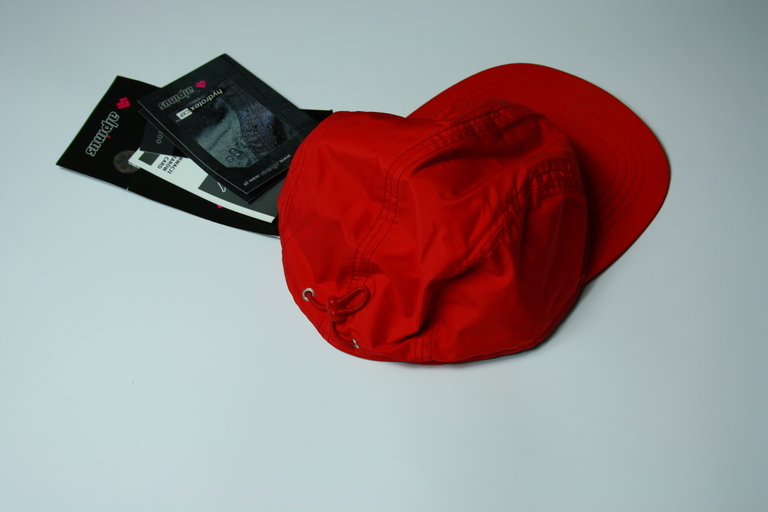 Czapka z daszkiem ALPINUS BJORN zimowa czerwony polartec (2)